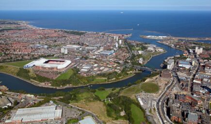 Aerial,View,Of,The,Uk,City,Of,Sunderland