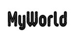 MyWorld black on white no URL