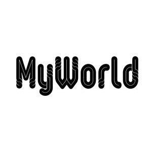 MyWorld black on white no URL