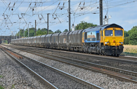 York,Uk,Jul,12,2018,Gbrf,Class66,Diesel,Locomotive,Propels