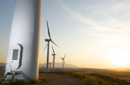Group,Of,Windmills,For,Renewable,Electric,Energy,Production,,Fuendejalon,,Zaragoza,