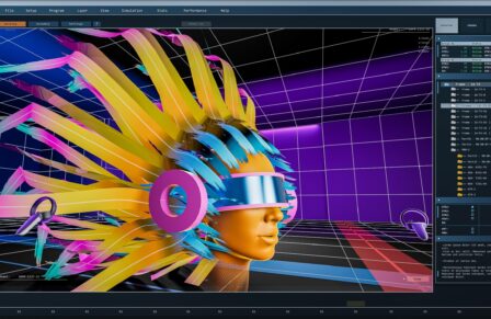 Digital,User,Interface,Of,A,Virtual,Reality,Design,Software,For