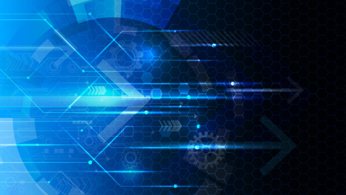 Cyber,Security,,Vector,Illustration,White,Gear,And,Tree,Cog,Wheel