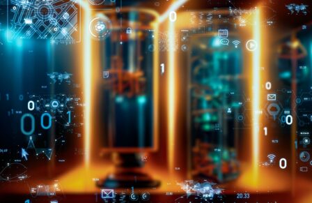 Digital,Transformation.,Supercomputer.,Quantum,Computer.