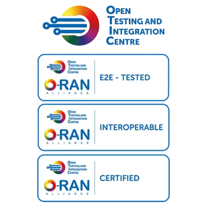 Open Testing and Integration Centre Badges - E2E, Interoperable, Certified