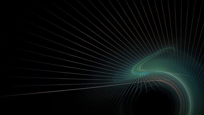 abstract fractal arrow/pointer