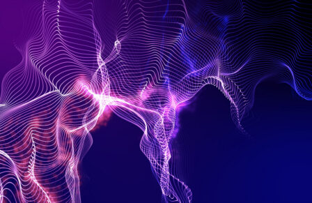 Digital,Cyber,Space,Particles,Neon,Light,Water,Wave,Flow,3d