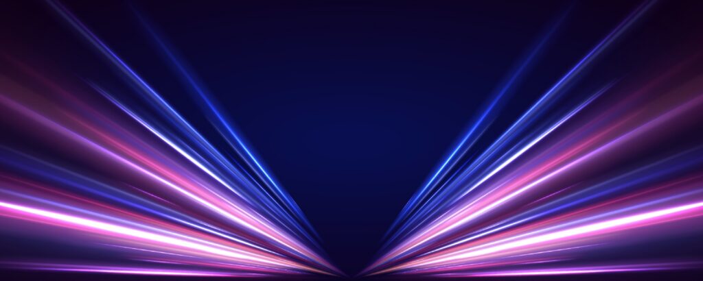Dynamic,Motion,And,Glowing,Light,Trails,Represent,The,Future,Of