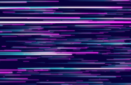 Purple,&,Blue,Abstract,Radial,Lines,Geometric,Background.,Data,Flow.